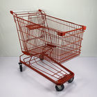 240L General store High Capacity Asian Type Steel Metal Shopping Trolley