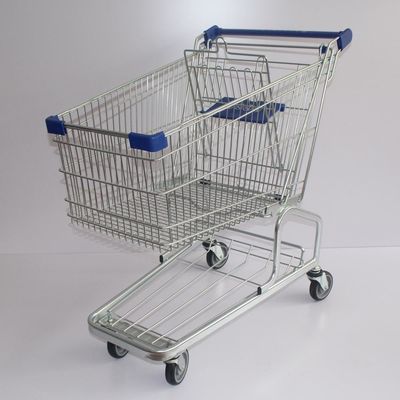 購入 180L買物車の熱い販売の重い負荷の義務のショッピング モールのGremanシリーズ スーパーマーケットの金属のショッピング トロリー online manufacture