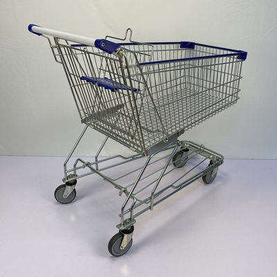 購入 180L TPRの足車の食料品の買い物のトロリー アジア様式のスーパーマーケットの金属のショッピング トロリー online manufacture