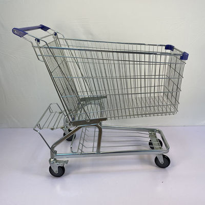 購入 240Lは上塗を施してある食料品の買い物のトロリー炭素鋼のQ195小売りのショッピング トロリーを粉にする online manufacture