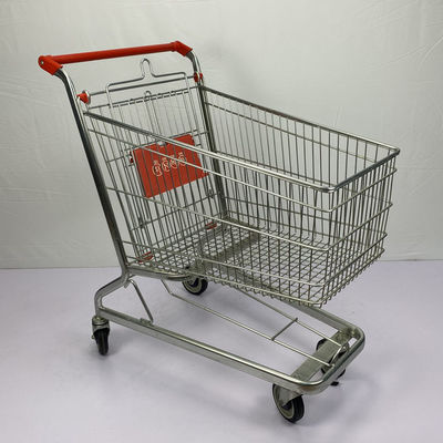 購入 カスタマイズされた150Lスーパーマーケットの食料雑貨のカートはめっきされた倉庫のショッピング トロリーを亜鉛でメッキする online manufacture
