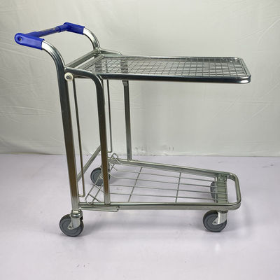 購入 多目的手車の折り畳み式頑丈な倉庫のトロリー2層のトロリー online manufacture