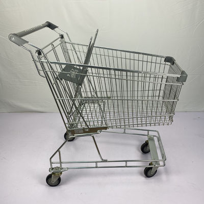 購入 PUの車輪が付いているオーストラリアのタイプ スーパーマーケットのショッピング トロリー125L食料雑貨のトロリー カート online manufacture