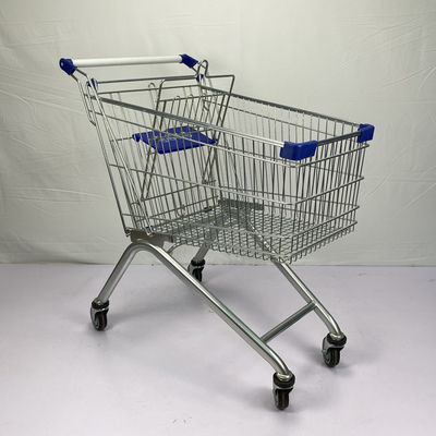 購入 規則的なヨーロッパの買物をするトロリー125L鋼鉄スーパーマーケットの買物車110Kgの積載量 online manufacture