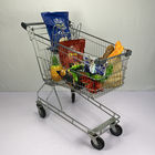Australian Style 150L Supermarket Shopping Trolley Metal Gray Chain Store Shopping Cart CE