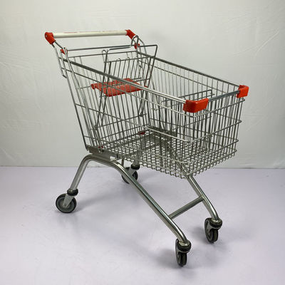 購入 125Lヨーロッパの買物車はコーティングのスーパーマーケットのバスケットのトロリーSGSの証明書を粉にする online manufacture