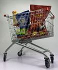 European Style Customized 	Grocery Shopping Trolley 150L Metal Supermarket Trolley Powder Coating