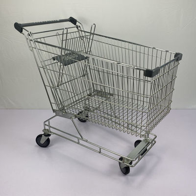 購入 灰色240Lのスーパーマーケットの食料雑貨のカートのオーストラリアのスーパーマーケットの金属のショッピング トロリー online manufacture