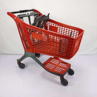 購入 175L HDPPのナイロンはすべてのプラスチック倉庫のスーパーマーケットのショッピング トロリーを買物車 online manufacture