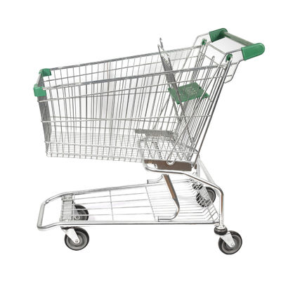購入 高い販売125Lの古典の慣習的なアメリカの金属の買物車の卸し売り食料雑貨のスーパーマーケットのカート online manufacture