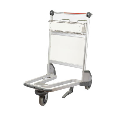 購入 ハンドブレーキが付いている免税店のアルミニウム空港荷物のトロリー手車 online manufacture