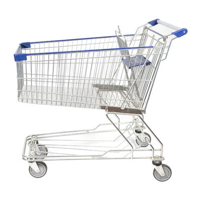 購入 180L食料雑貨品店のカートのエスカレーターのアジア鋼鉄買物をするトロリー online manufacture