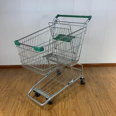 購入 125L 小売用食料品カート アメリカンスタイル スーパーマーケット ショッピングカート online manufacture