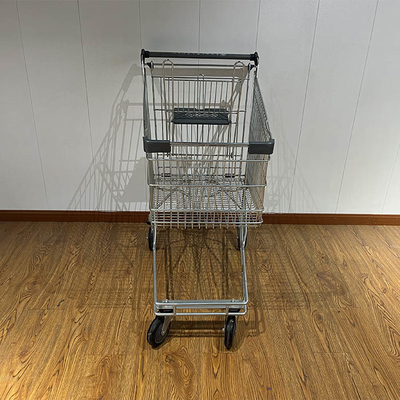 購入 125L Australian supermarket shopping cart with grey plastic parts chain store shopping cart CE online manufacture