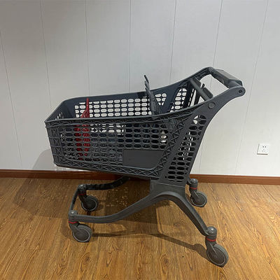 購入 175L Customized Logo Retail Grocery Store Cart Supermarket Trolley Plastic Shopping Cart online manufacture