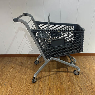 購入 100L Galvanized Plastic Steel Metal Store Shopping Trolley Carts with Wire online manufacture
