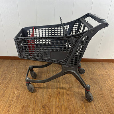 購入 130L European Style Plastic Supermarket Hypermarket Shopping Trolley オンライン製造